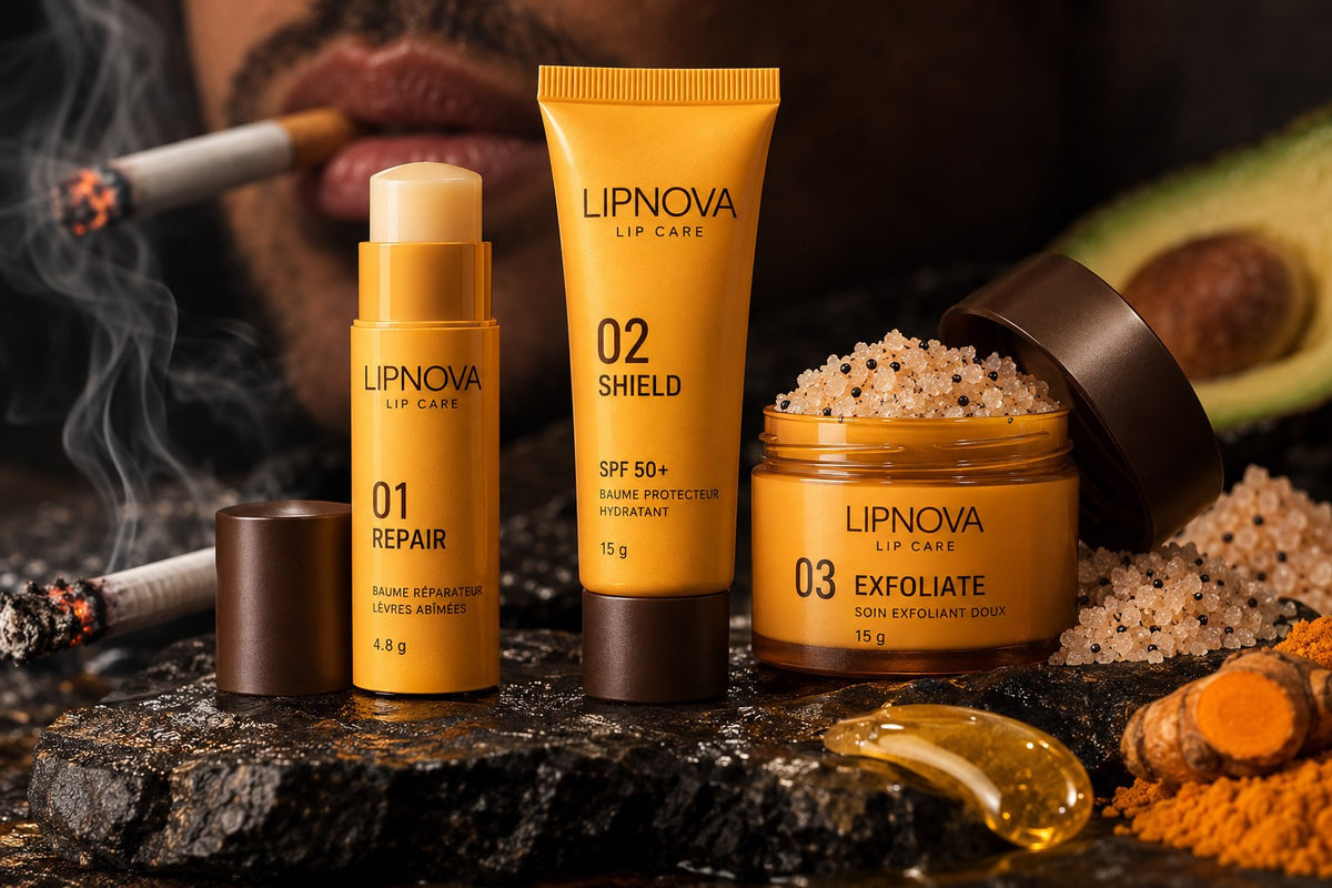 LIPNOVA — pack complet REPAIR, SHIELD et EXFOLIATE